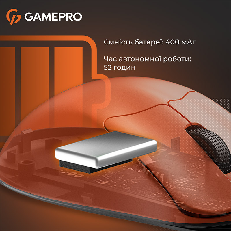 Заказать Мышь GAMEPRO Genesis Avenger Orange (GM096O)