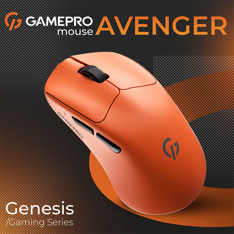 Мышь GAMEPRO Genesis Avenger Orange (GM096O) Беспроводное подключение Bluetooth + RF
