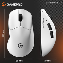 Миша GAMEPRO Genesis Avenger White (GM096W)