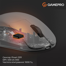 Миша GAMEPRO Genesis Avenger White (GM096W)