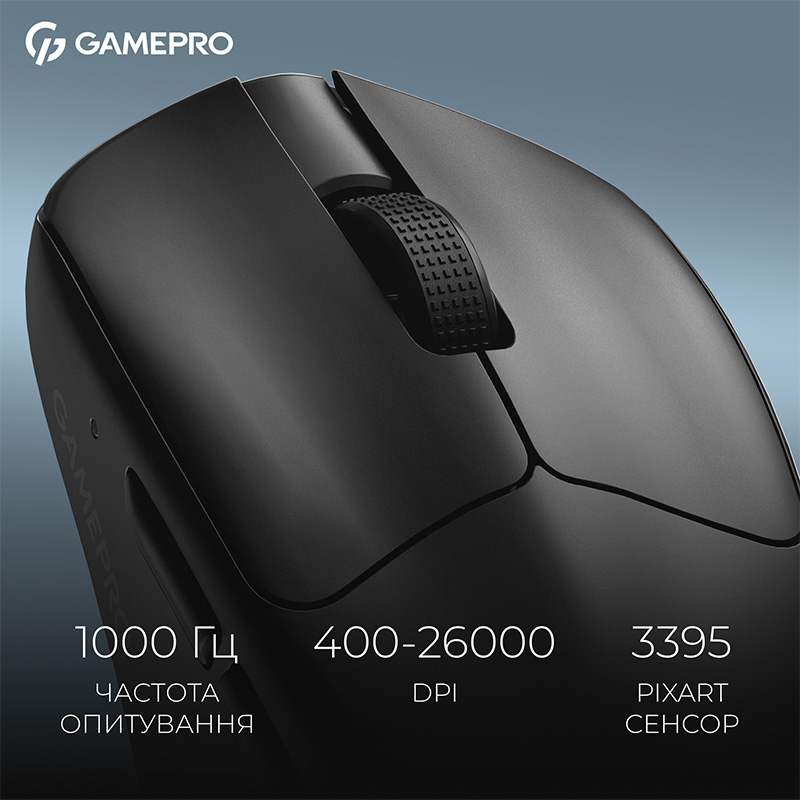 У Фокстрот Миша GAMEPRO Genesis Avenger Pro Black (GM017B)