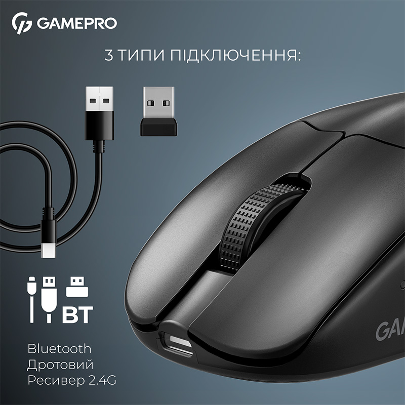 Фото Миша GAMEPRO Genesis Avenger Pro Black (GM017B)