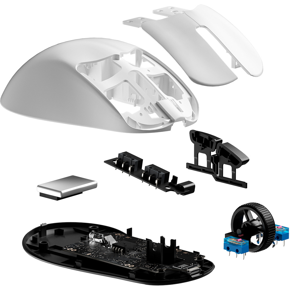 Миша GAMEPRO Asgard Surt White (GM017W) Дротове підключення USB