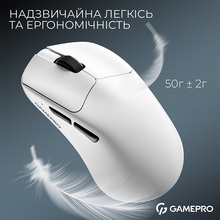 Миша GAMEPRO Asgard Surt White (GM017W)