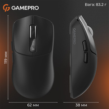 Миша GAMEPRO Genesis Ranker Black (GM012B)