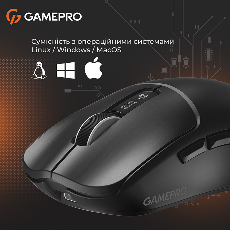 Огляд Миша GAMEPRO Genesis Ranker Black (GM012B)