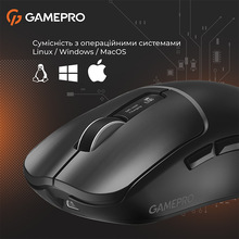 Миша GAMEPRO Genesis Ranker Black (GM012B)