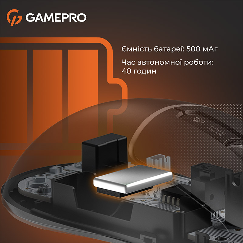 Замовити Миша GAMEPRO Genesis Ranker Black (GM012B)