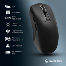 Миша GAMEPRO Asgard Thor Black (GM023B)