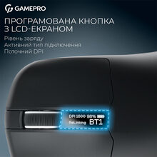 Миша GAMEPRO Asgard Thor PAW3395 Wireless Black (GM023B)
