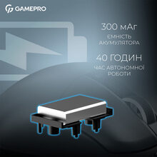 Миша GAMEPRO Asgard Thor PAW3395 Wireless Black (GM023B)
