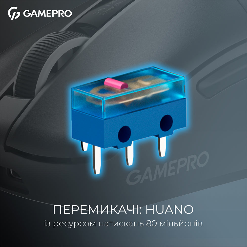 Покупка Миша GAMEPRO Asgard Thor PAW3395 Wireless Black (GM023B)