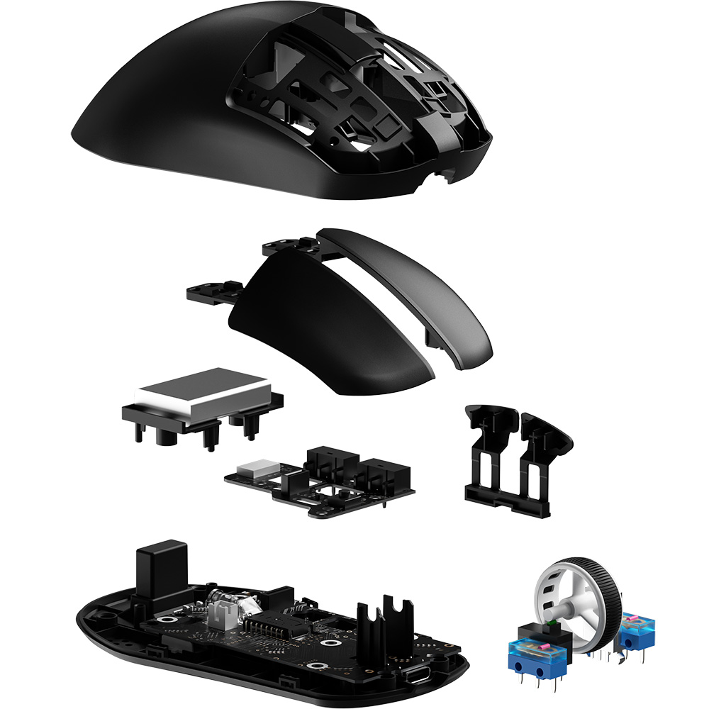 Миша GAMEPRO Asgard Thor Black (GM023B) Тип підключення комбіноване