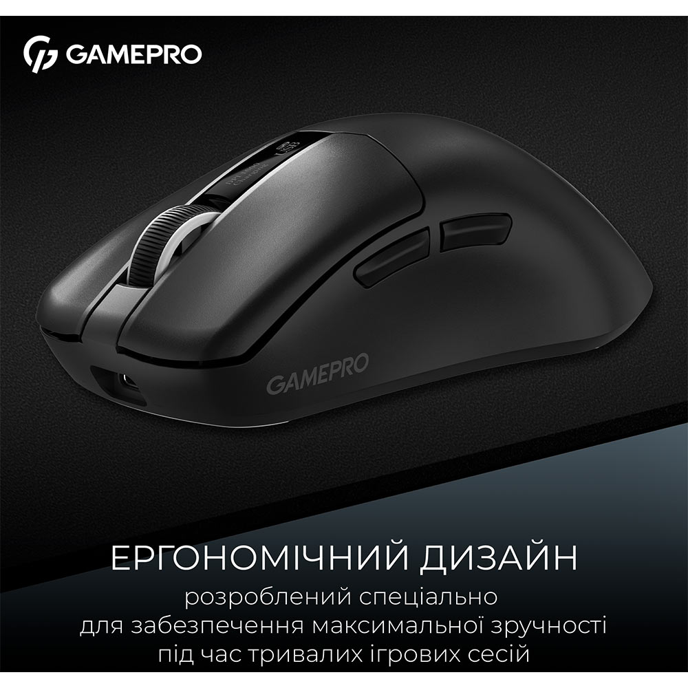 Огляд Миша GAMEPRO Asgard Thor PAW3395 Wireless Black (GM023B)