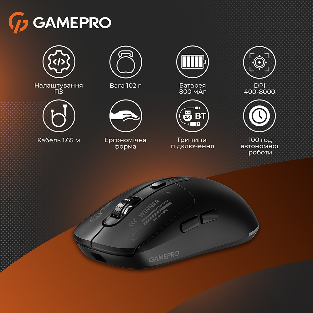 У Фокстрот Миша GAMEPRO Genesis Winner (GM079B)