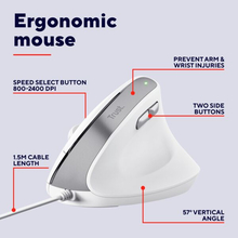 Мышь TRUST Bayo 2 Ergonomic White (25397)