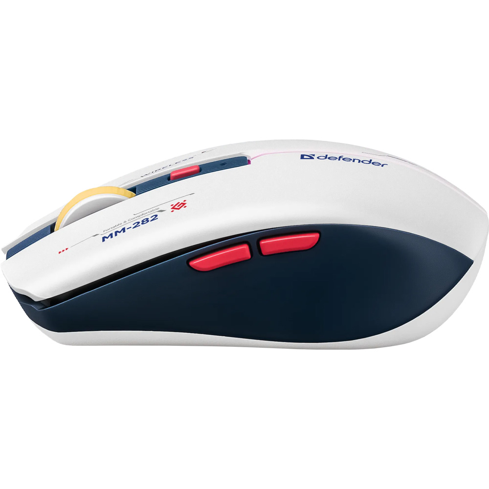 Мышь DEFENDER Dila MM-282 White-Blue (52282) Беспроводное подключение RF
