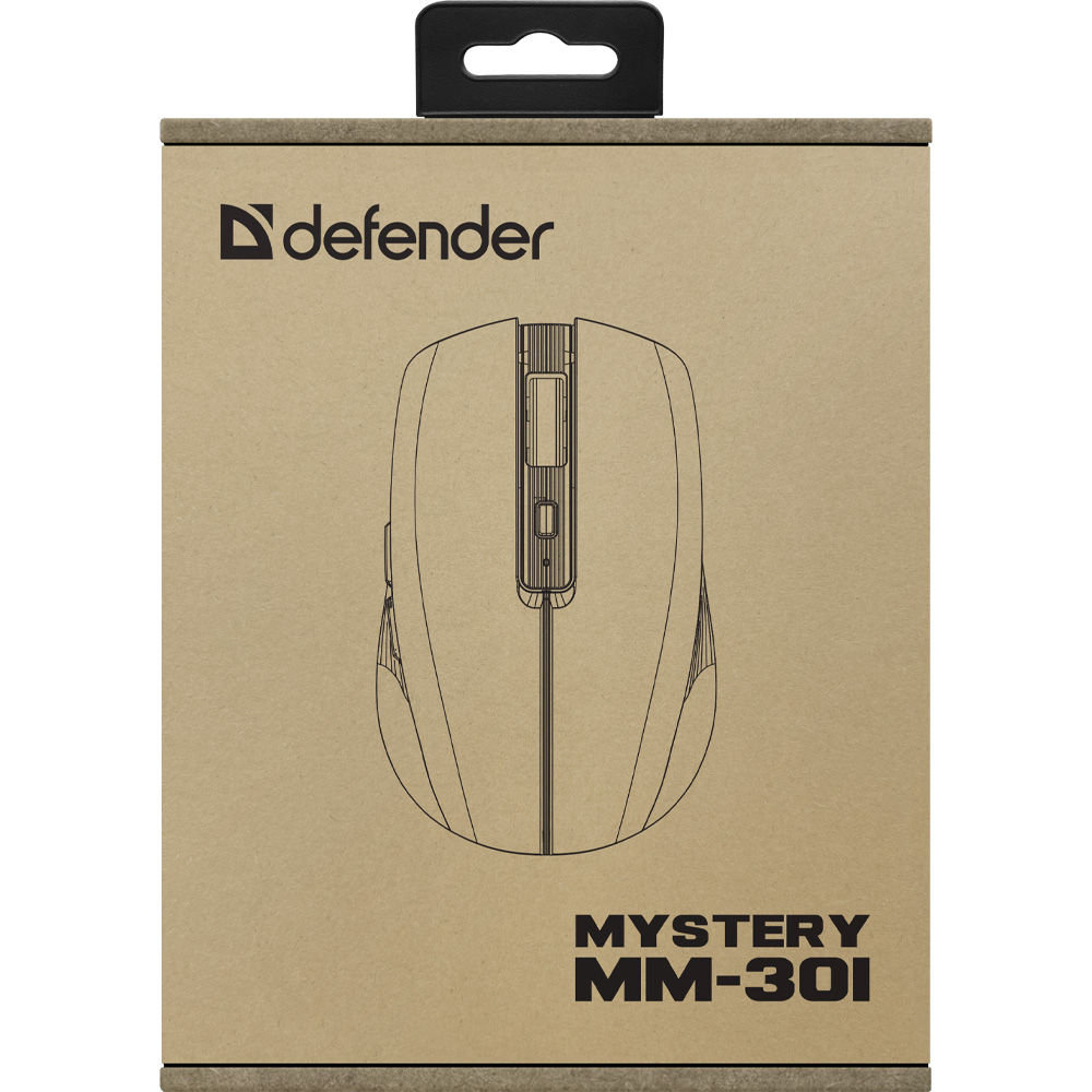 Мышь DEFENDER Mystery MM-301 LED Violet (52301) Разрешение сенсора 1600