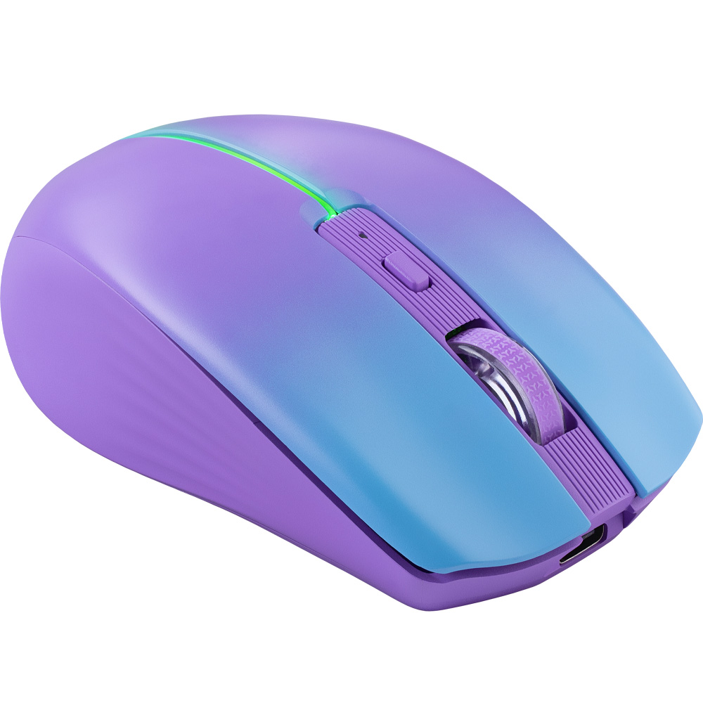Мышь DEFENDER Mystery MM-301 LED Violet (52301) Тип подключения беспроводное