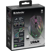 Миша DEFENDER Uran GM-503 LED Black (52503)