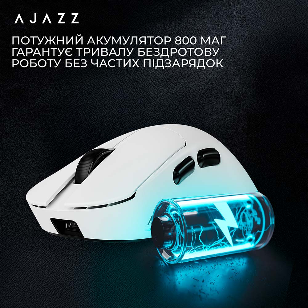 Покупка Мышь AJAZZ v2 max White-3 Model-3311 (AJ179-V2-MAX-W)