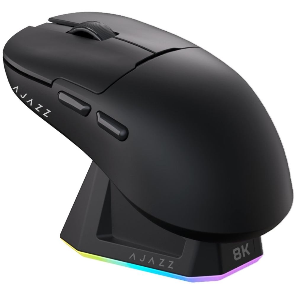 Миша AJAZZ AJ159 Pro Wireless Black (AJ159-PRO-B) Додатково акселерація: 50 G; ємність акумулятора – 400 мАг; інтерфейс - USB Type-C; магнітна док-станція для заряджання