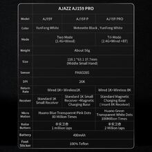 Миша AJAZZ AJ159 Pro Wireless Black (AJ159-PRO-B)