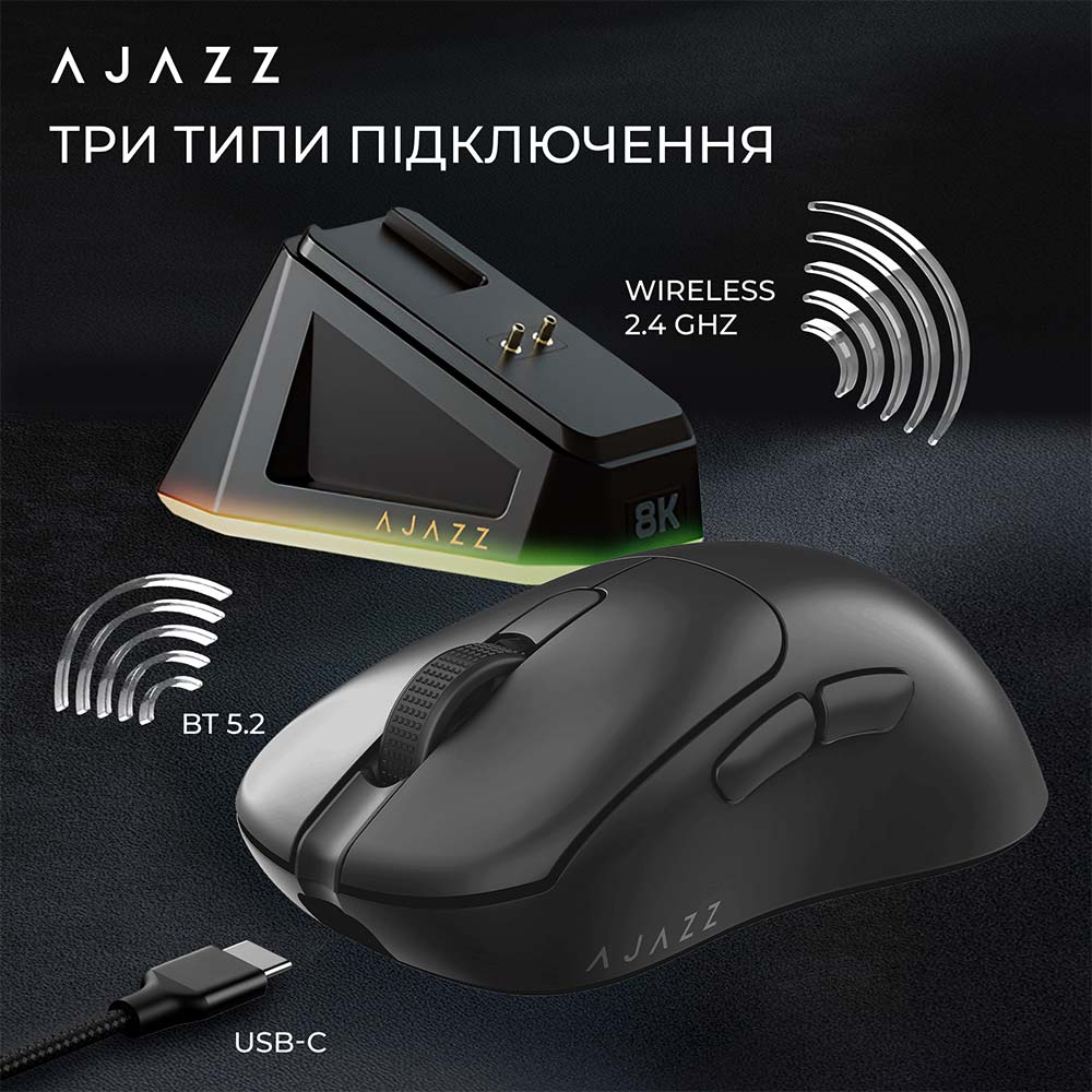 В интернет магазине Мышь AJAZZ AJ179 PRO Black (AJ179-PRO-B)