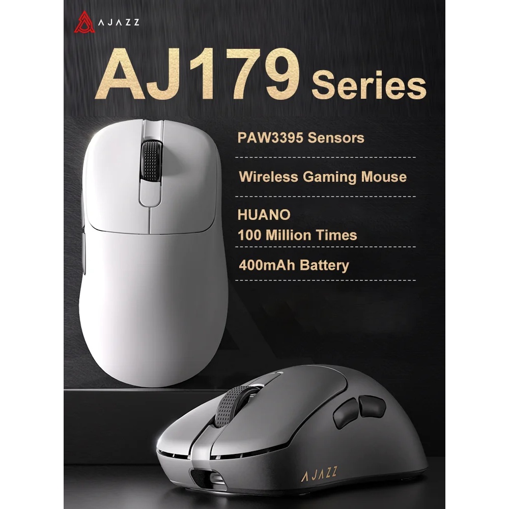 Зовнішній вигляд Миша AJAZZ AJ179 PRO Black (AJ179-PRO-B)