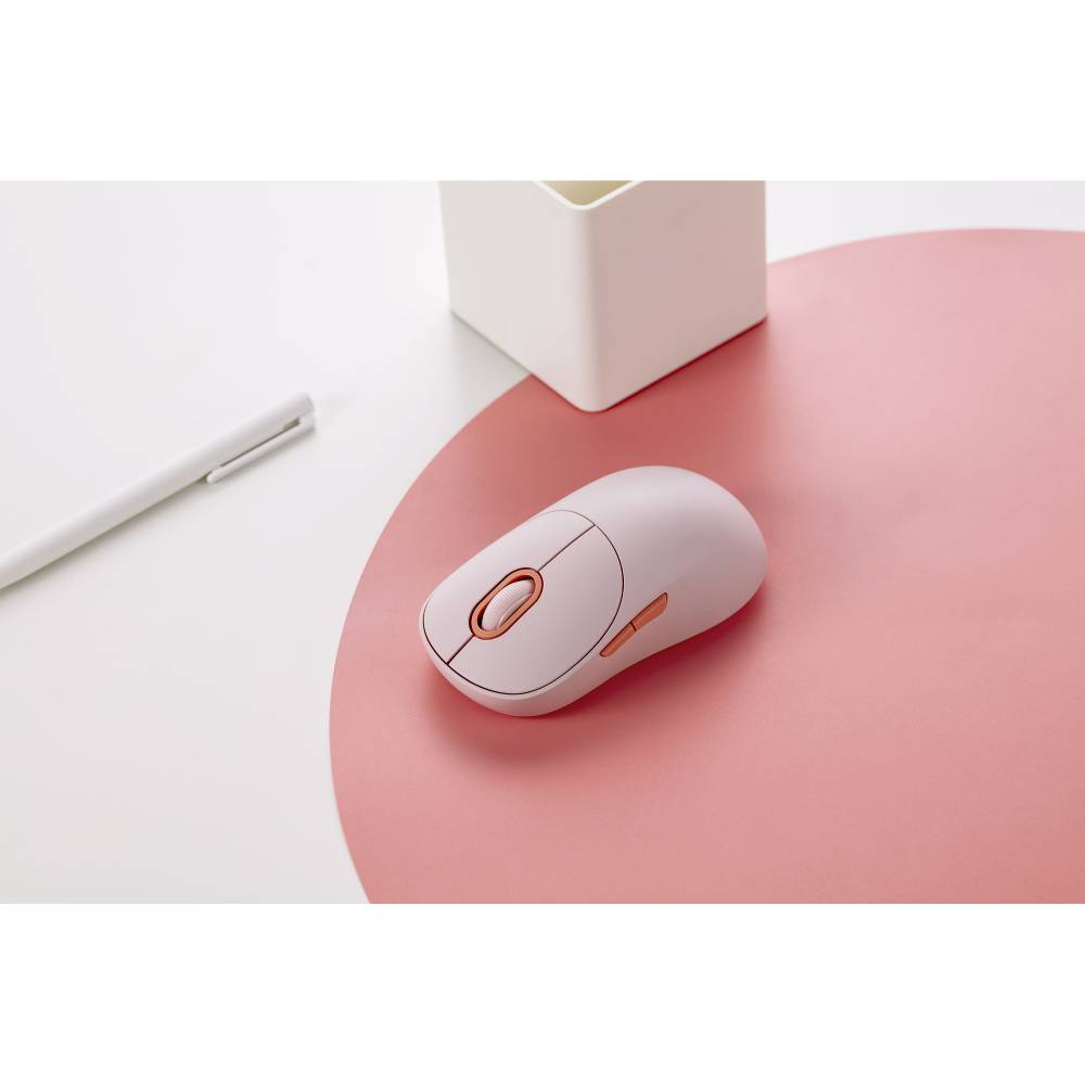 Миша XIAOMI Wireless Mouse 3 Pink (BHR8911GL) Комплектація Миша, Ресивер, Батарейка, Інструкція, Гарантійний талон