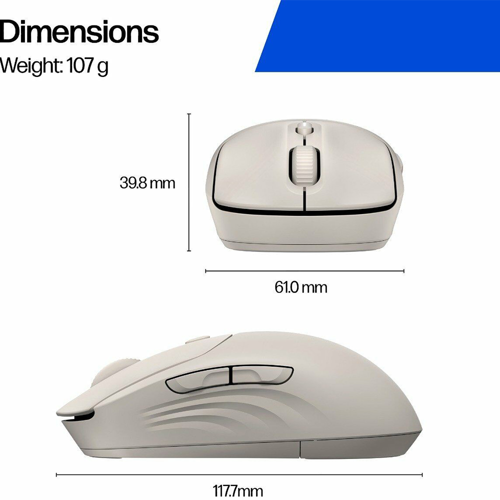 Покупка Мышь HP 400 Quiet Wireless Maple (AZ7B6AA)