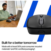 Мышь HP 700 Rechargeable WL/BT Black (AZ7B0AA)