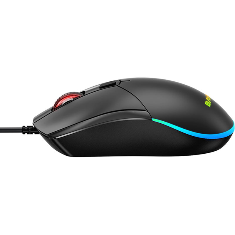 Миша BAVIN G-K-995 RGB Optical USB DPI Black (G-K-995-BK) Дротове підключення USB
