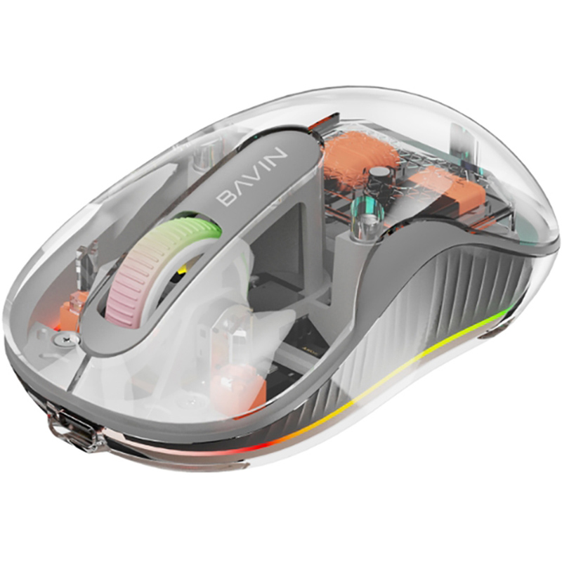Миша BAVIN G-K-992 RGB Wireless 2.4G Plug-and-play DPI Bluetooth 5.1 Grey (G-K-992-GY) Миша BAVIN G-K-992 RGB Wireless 2.4G Plug-and-play DPI Bluetooth 5.1 Grey (G-K-992-GY)