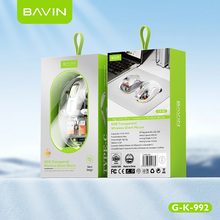 Миша BAVIN G-K-992 RGB Wireless 2.4G Plug-and-play DPI Bluetooth 5.1 White (G-K-992-WH)