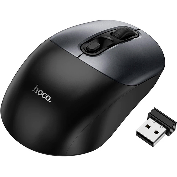 Мышь HOCO GM28 Black Metal Gray (6942007619684) Мышь HOCO GM28 Black Metal Gray (6942007619684)