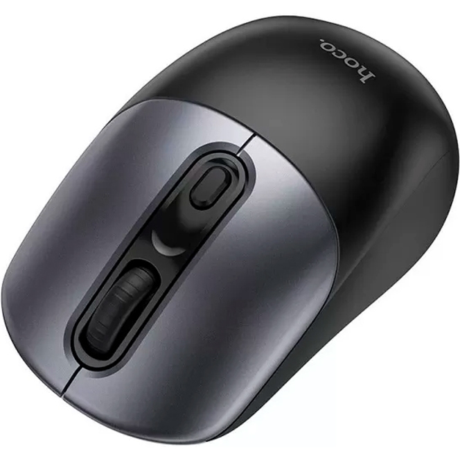 Мышь HOCO GM28 Black Metal Gray (6942007619684) Комплектация мышь, USB-приемник, инструкция