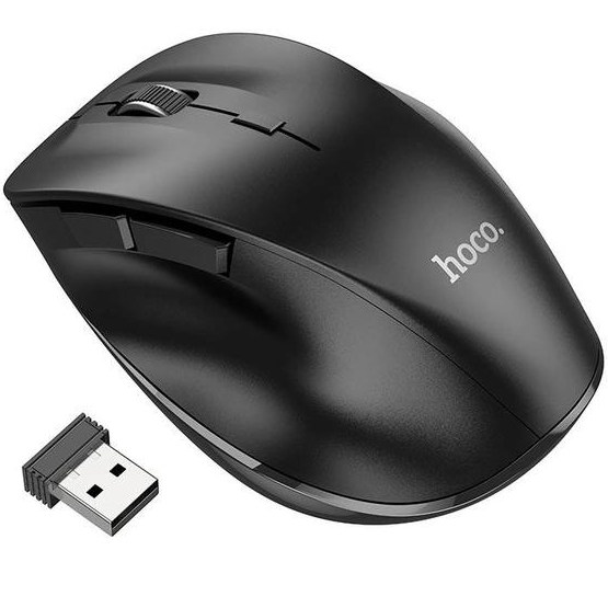 Мышь HOCO GM24 Mystic Black (6931474799432) Комплектация мышь, USB-приемник, инструкция