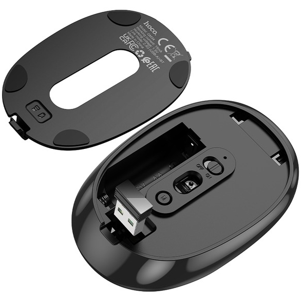 Мышь HOCO GM34 Nuevo (6942007632782) Беспроводное подключение Bluetooth + RF