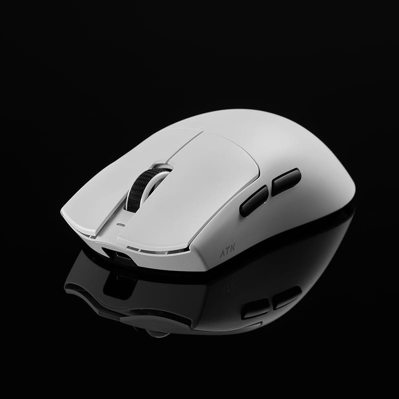 Миша ATK Blazing Sky X1 Ultimate White (ATK-X1-ULTI-WHT) Додатково Затримка: 0,3993 мс; Перемикачі OMRON розраховані на 70 мільйонів натискань; Літійова батарея ємністю 500 мАч забезпечує до 150 годин безперервного використання при 1000 Гц