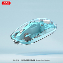 Мышь XO M12 BT Transparent Blue