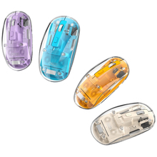 Мышь XO M12 BT Transparent Blue