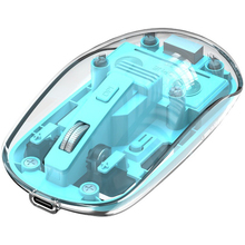 Мышь XO M12 BT Transparent Blue