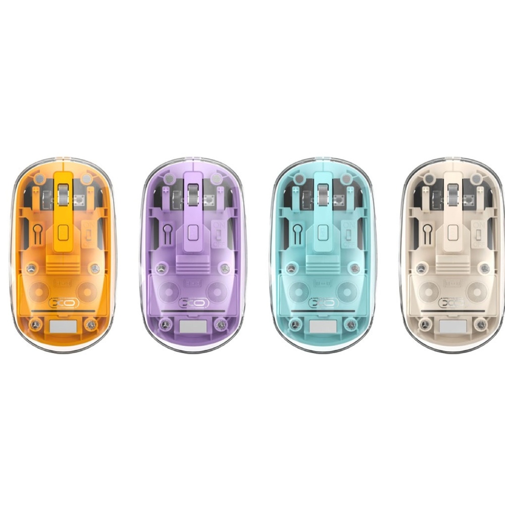 Фото Мышь XO M12 BT Transparent White (M12 White)