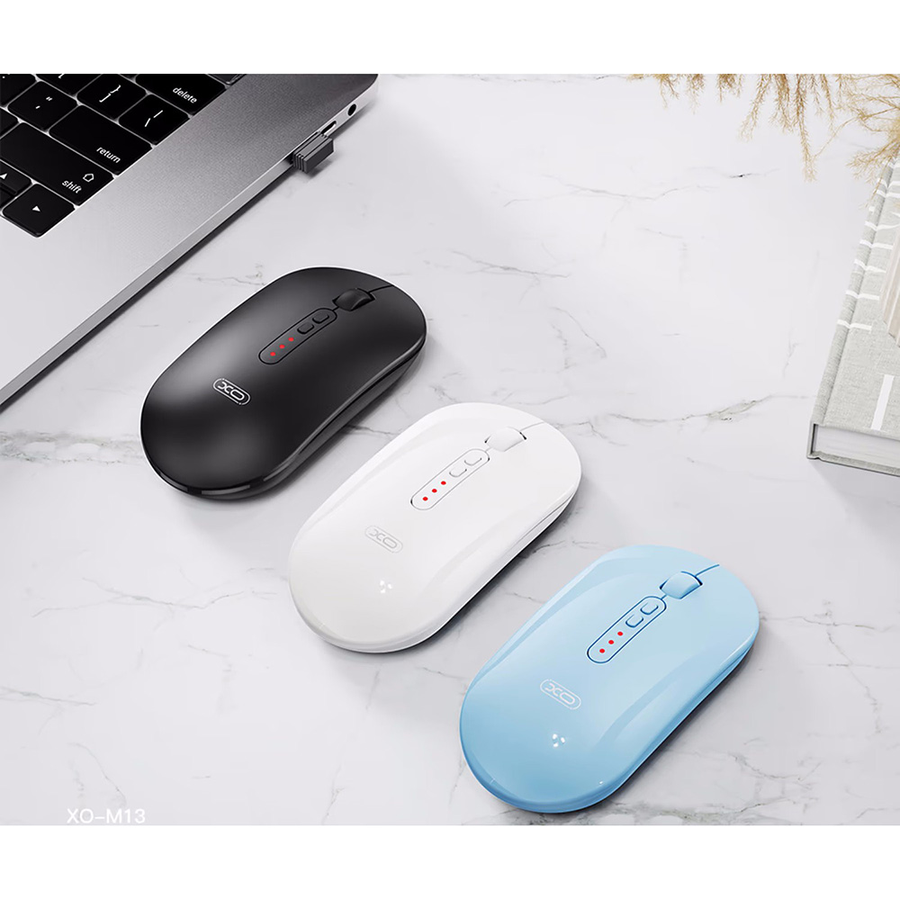 Мишка XO M13 Black Беспроводное подключение Bluetooth + RF