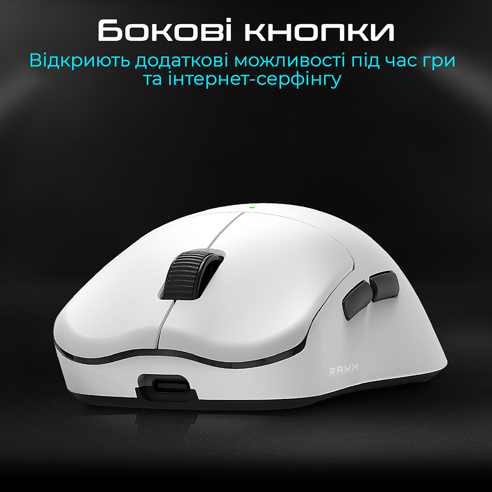 Мышь RAWM ES21 Black Проводное подключение USB
