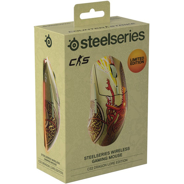 Покупка Мышь STEELSERIES CS2 Dragon Lore Edition Wireless RGB (62614)