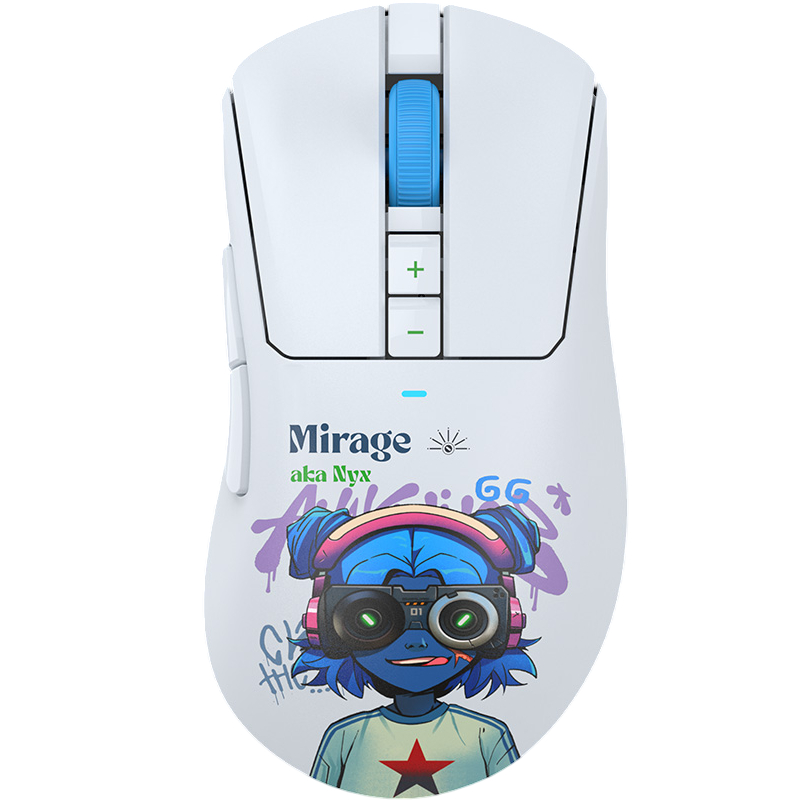 Мышь BLOODY R73 Ultra Duo Nyx Mirage Дополнительно Литиевая батарея 300 мАч, Время зарядки: 1,5 часа; Время воспроизведения: 75 часов