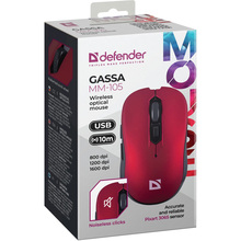 Миша DEFENDER Gassa MM-105 Red (52103) Миша DEFENDER Gassa MM-105 Red (52103)