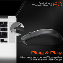 Мышь MEETION M360 Black (MT-M360-A160CM)